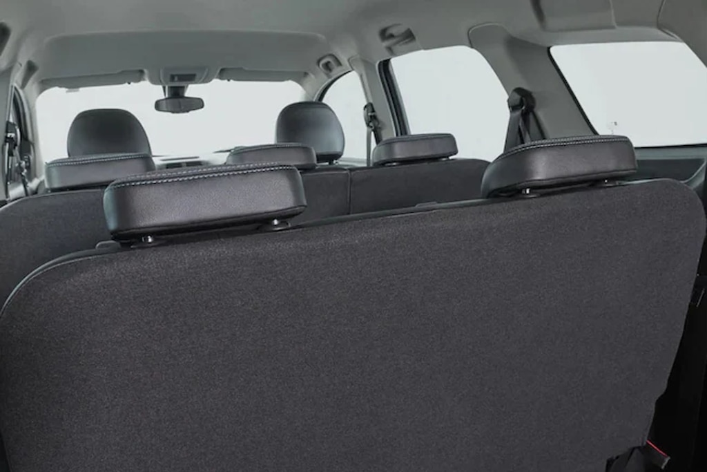 Bancos traseiros do SUV Chevrolet Spin Activ